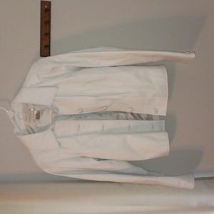 White leather vintage jacket